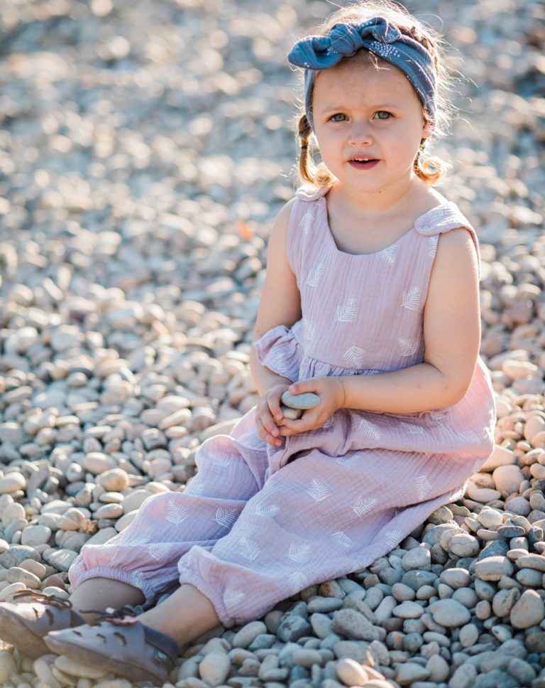 Baobaby traka za kosu - muslin, Little leaves