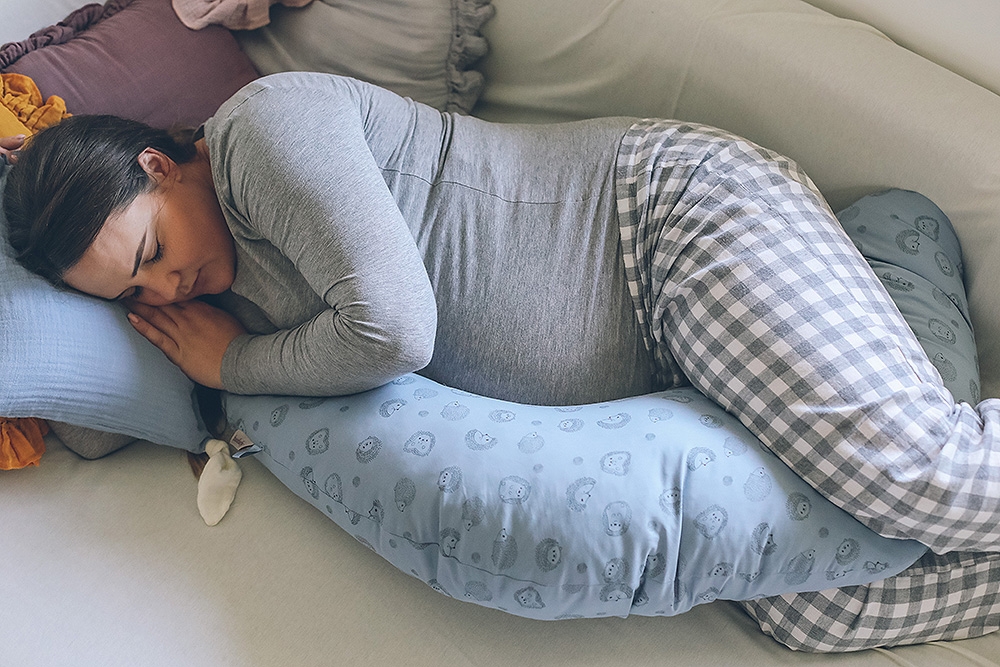 Jastuk za dojenje od organskog pamuka - Blue Spikey