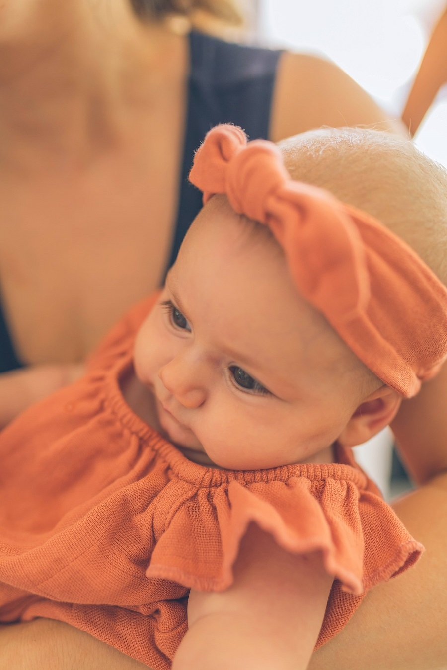 Baobaby traka za kosu - muslin, Copper Glow-24568