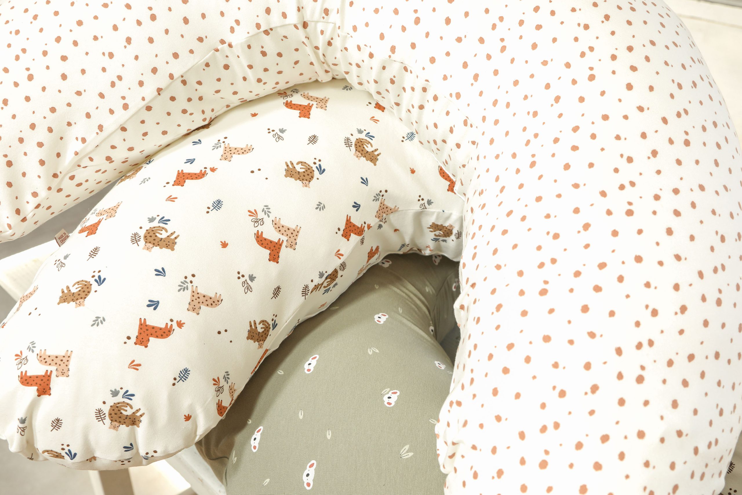 Minigreeny jastuk za dojenje s presvlakom - Pantera