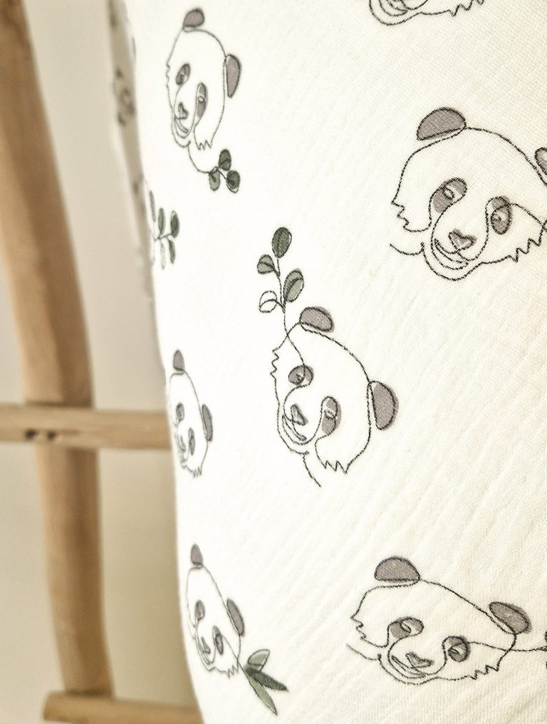 Minigreeny jastuk za dojenje + muslin presvlaka Panda