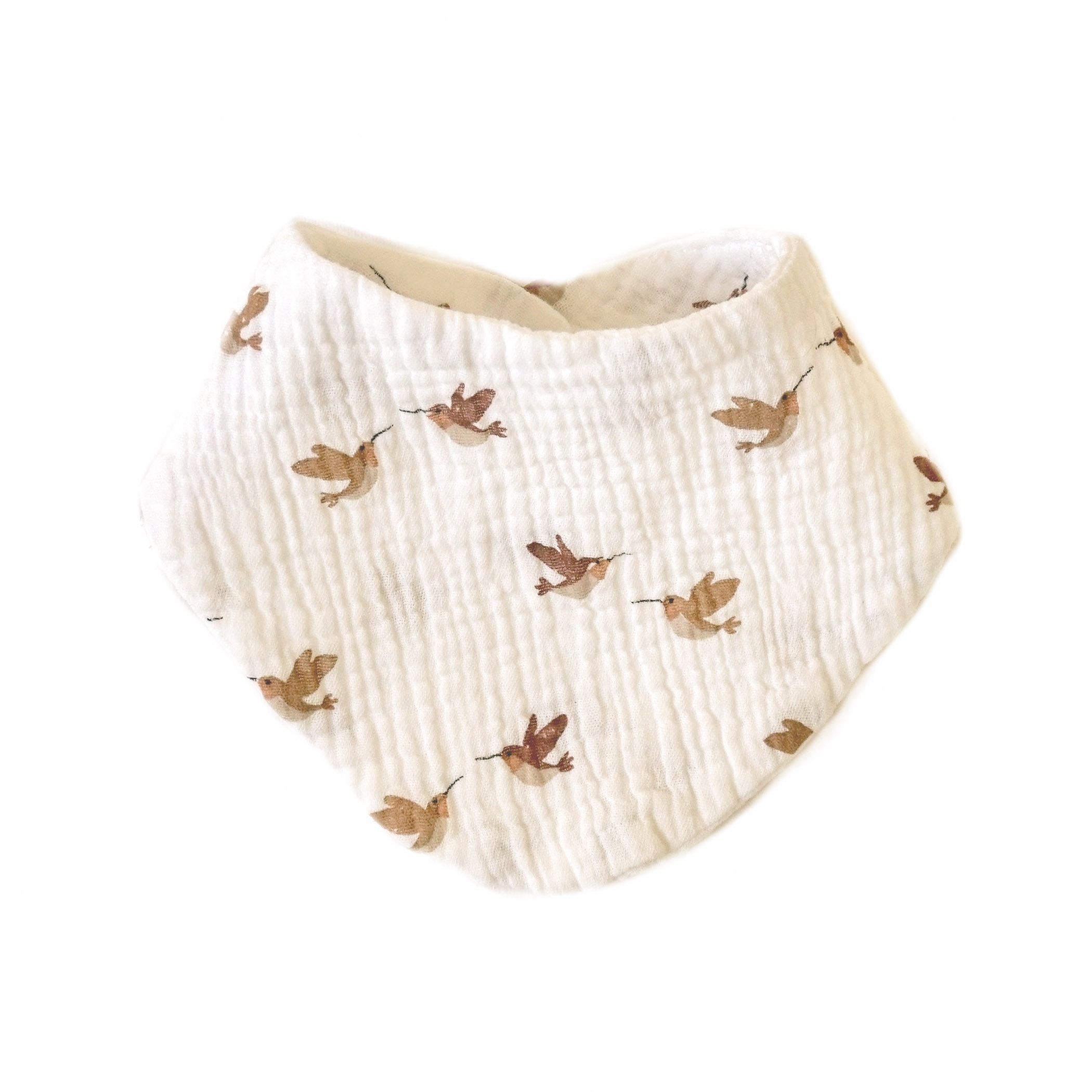 Baobaby slinček muslin, trokut, Ptičice